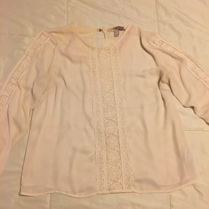 Loose cream blouse
